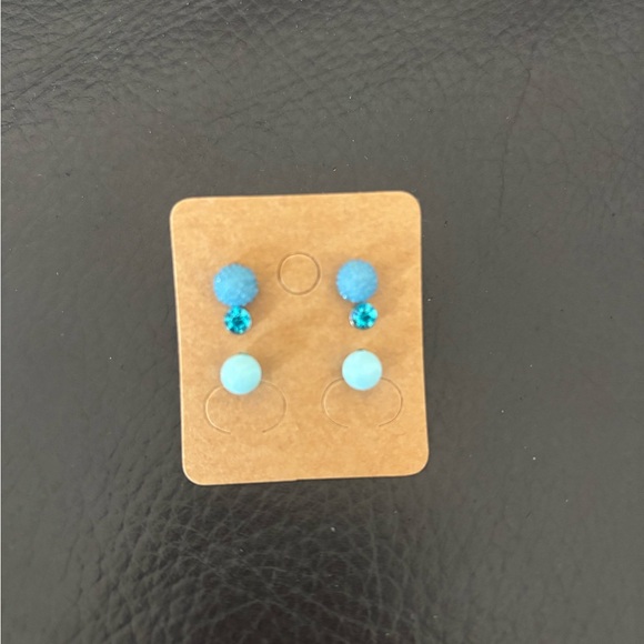Jewelry - Blue Stud Earring Set